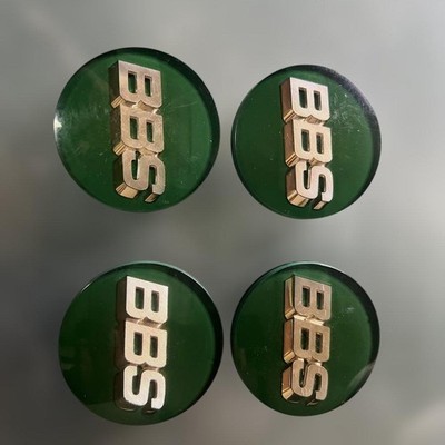 JDM BBS Center Cap 4 Individual Set Green Gold (No Tires)