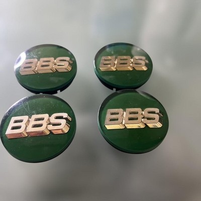 JDM BBS Center Cap 4 Individual Set Green Gold (No Tires) - Image 2