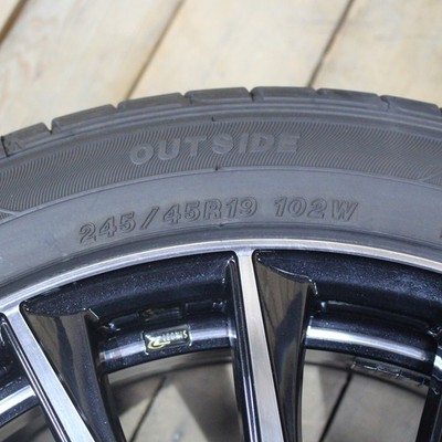 JDM Weds Leonis CH 19 Goodyear LS EXE 2023 model 245/45R19 Tire and Wh (No Tires) - Image 5