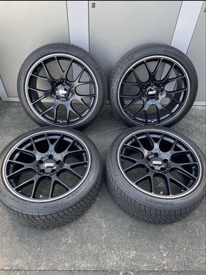 JDM BBS CH-R 202090+29 5/120 Satin Black br BBS (No Tires)