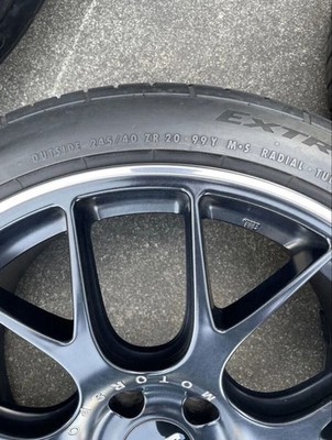 JDM BBS CH-R 202090+29 5/120 Satin Black br BBS (No Tires) - Image 2