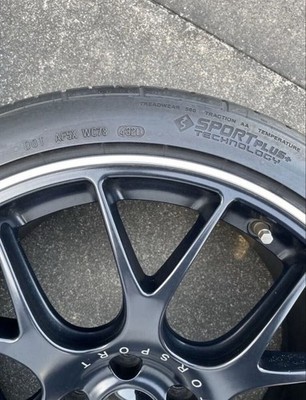 JDM BBS CH-R 202090+29 5/120 Satin Black br BBS (No Tires) - Image 3