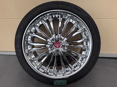 JDM Weds Kranze 20 Chrome Deep Rim Kranze Felsen Felsen br WEDS (No Tires) - Image 4