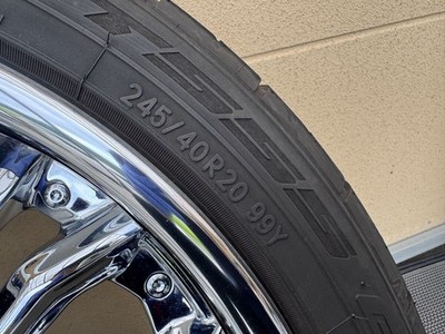 JDM Weds Kranze 20 Chrome Deep Rim Kranze Felsen Felsen br WEDS (No Tires) - Image 7