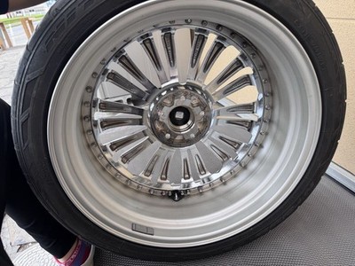 JDM Weds Kranze 20 Chrome Deep Rim Kranze Felsen Felsen br WEDS (No Tires) - Image 10