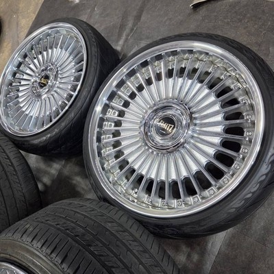 JDM Tires Included 20-inch 4-Wheel Set WORK EMITZ Deep Rim Wheels for (No Tires) - Image 5
