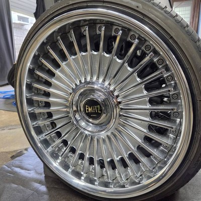 JDM Tires Included 20-inch 4-Wheel Set WORK EMITZ Deep Rim Wheels for (No Tires) - Image 10