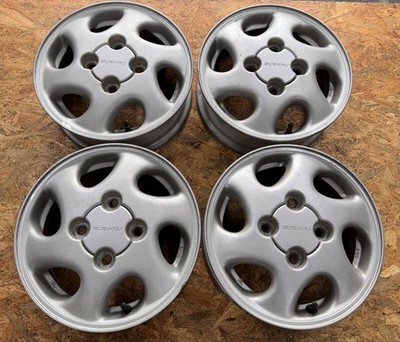 JDM Discontinued Fuji Heavy Industries Subaru genuine aluminum wheels (No Tires)