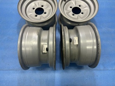 JDM Rare TSY TOPY iron chin deep rim steel wheels 1010X6J +21 actual m (No Tires) - Image 8
