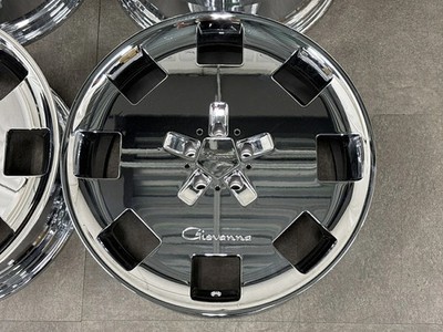 JDM Used GIOVANNA 4-Wheel Set wheels set: 21x8.5J +10 and 21x10.5J +25 (No Tires) - Image 5