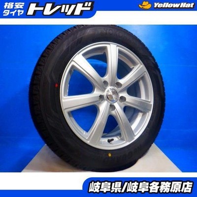 JDM 4-Wheel Set 215/55R17 Yokohama iG60 Japanese-made Used Wheels Dunlop (No Tires)