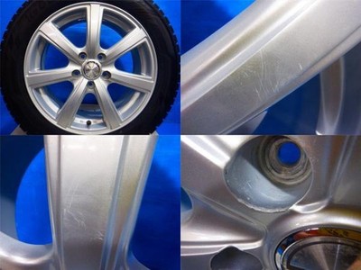 JDM 4-Wheel Set 215/55R17 Yokohama iG60 Japanese-made Used Wheels Dunlop (No Tires) - Image 5