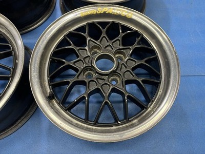 JDM Rare RACING SPARCO wheels 1414X6JJ +40 PCD 100/4H used 4-Wheel Set size (No Tires) - Image 3