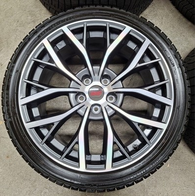 JDM Almost Subaru WRX STI Final Genuine Wheels & Tires: Dunlop Winter (No Tires) - Image 3
