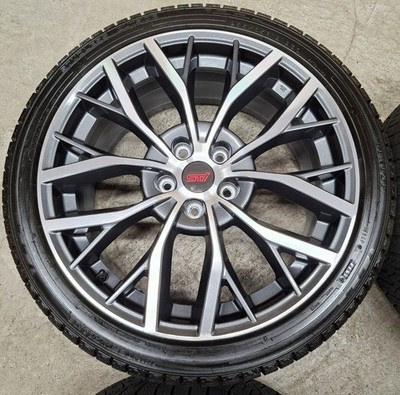 JDM Almost Subaru WRX STI Final Genuine Wheels & Tires: Dunlop Winter (No Tires) - Image 4