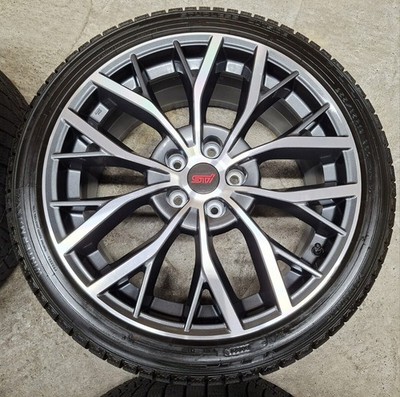 JDM Almost Subaru WRX STI Final Genuine Wheels & Tires: Dunlop Winter (No Tires) - Image 5