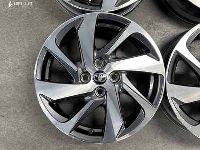 JDM RareToyota Aqua Black Suobar Genuine 16in 6J +45 PCD100 4-Wheel Set Inch (No Tires) - Image 3