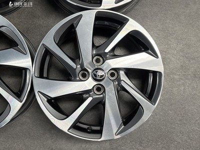 JDM RareToyota Aqua Black Suobar Genuine 16in 6J +45 PCD100 4-Wheel Set Inch (No Tires) - Image 4