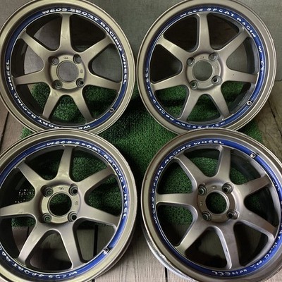 JDM WEDS SPORT wheels 15157J+38 PCD100-4H Hub 66mm Okinawa remote isla (No Tires)