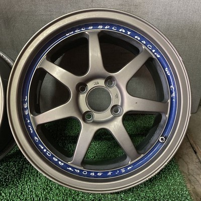 JDM WEDS SPORT wheels 15157J+38 PCD100-4H Hub 66mm Okinawa remote isla (No Tires) - Image 5