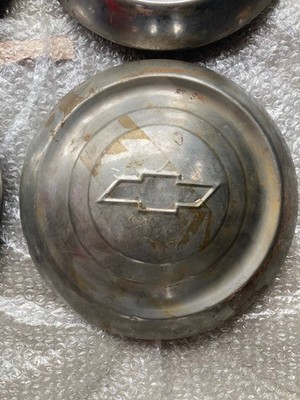 JDM 1955-1956 Chevrolet Truck Dog Dish Center Cap Hub Cap 9.5 Lowrider (No Tires) - Image 4