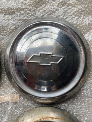 JDM 1955-1956 Chevrolet Truck Dog Dish Center Cap Hub Cap 9.5 Lowrider (No Tires) - Image 5