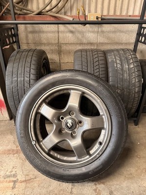 JDM BNR32 GT-R R32 Genuine Wheels & Tires 4-Wheel Set br Nissan (No Tires) - Image 2