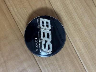 JDM BBS Center Cap 4-Individual Set Black with TOYOTA logo br br BBS (No Tires) - Image 3
