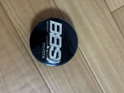 JDM BBS Center Cap 4-Individual Set Black with TOYOTA logo br br BBS (No Tires) - Image 4