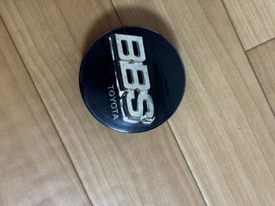 JDM BBS Center Cap 4-Individual Set Black with TOYOTA logo br br BBS (No Tires) - Image 5