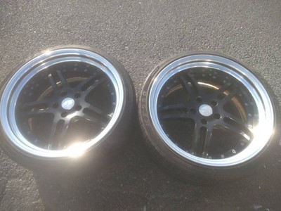 JDM Rare Size Deep Rim Step Rim Rear Wheel WORK GNOSIS GS2 19 inch 10J (No Tires)