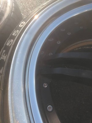 JDM Rare Size Deep Rim Step Rim Rear Wheel WORK GNOSIS GS2 19 inch 10J (No Tires) - Image 3