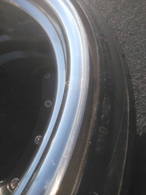 JDM Rare Size Deep Rim Step Rim Rear Wheel WORK GNOSIS GS2 19 inch 10J (No Tires) - Image 6