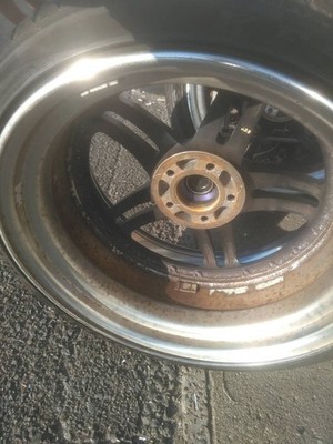 JDM Rare Size Deep Rim Step Rim Rear Wheel WORK GNOSIS GS2 19 inch 10J (No Tires) - Image 8
