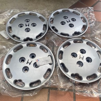 JDM Genuine Honda old car wheel caps 12-inch set of 4 part number 0812 (No Tires) - Image 3