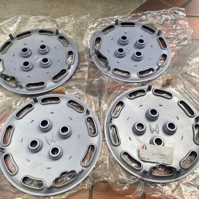 JDM Genuine Honda old car wheel caps 12-inch set of 4 part number 0812 (No Tires) - Image 8