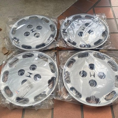 JDM Genuine Honda old car wheel caps 12-inch set of 4 part number 0812 (No Tires) - Image 9