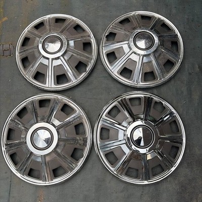 JDM Rare vintage car Nissan Blue Bar 510SSS wheel caps 4 pieces? 13-in (No Tires)
