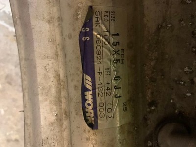 JDM WORK Euroline 15 Tire and Wheel 4-Wheel Set (No Tires) - Image 7