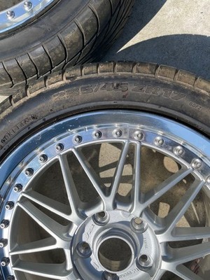 JDM Rare WORK 17-inch wheels different sizes front and rear discontinu (No Tires) - Image 6