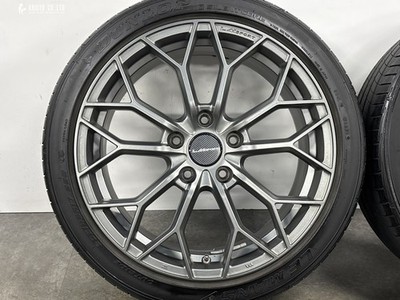 JDM LMsports LM-55M 17in 7.5J +53 PCD114.3 Dunlop Le Mans V 205/45R17 (No Tires) - Image 5