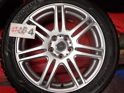 JDM Front and Rear Different Sizes 4-Wheel Set Yokohama IceGUARD 6 iG60 (No Tires) - Image 8