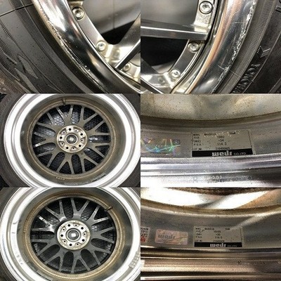 JDM YK 245/40R19 x2 275/35R19 x2 Summer Tires Weds MAVERICK 709M Maver (No Tires) - Image 7
