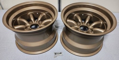 JDM RSWatanabe R-type Magnesium 9J -19 2-Wheel Set for Classic Cars Dee (No Tires)