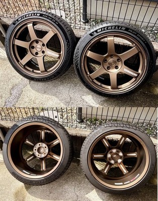 JDM _RZ34_ 12 months of use RAYS Rays TE37 SAGA S-plus 19in 9.5J+35 10 (No Tires)