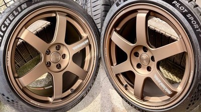 JDM _RZ34_ 12 months of use RAYS Rays TE37 SAGA S-plus 19in 9.5J+35 10 (No Tires) - Image 2