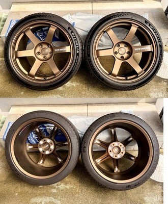 JDM _RZ34_ 12 months of use RAYS Rays TE37 SAGA S-plus 19in 9.5J+35 10 (No Tires) - Image 5