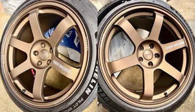 JDM _RZ34_ 12 months of use RAYS Rays TE37 SAGA S-plus 19in 9.5J+35 10 (No Tires) - Image 6