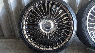 JDM WALD RENOVATIO wheels for Alphard Vellfire etc. 22x9J +40 120-114. (No Tires) - Image 3