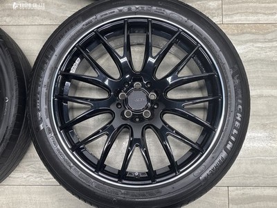 JDM Excellent Condition RAYS HOMURA 2x9 19in 8J +45 PCD100 Michelin Pr (No Tires) - Image 3
